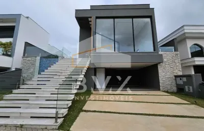 Casa de luxo em condomínio no alphaville nova esplanada em votorantim-sp: 3 quartos, 3 suítes, 4 banheiros, 4 vagas, 237,76m².