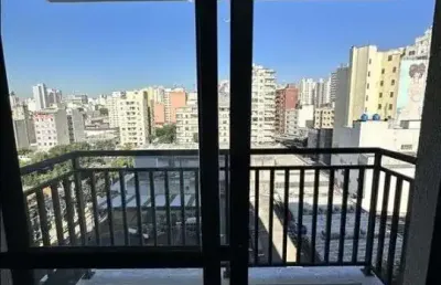 Apto locação 2 quartos 39m² o imóvel possui 2 quartos, cozinha integrada com área de serviço, sacada