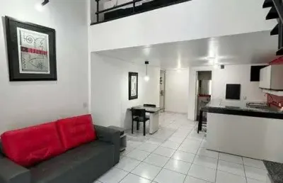 Flat duplex para venda possui 61 metros quadrados com 1 quarto em centro - curitiba - pr