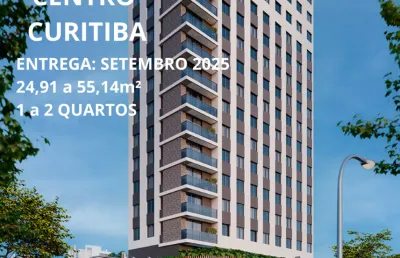 Apartamento centro de curitiba entrega setembro 2025