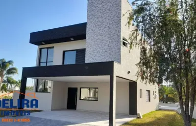 Lindo sobrado a venda em atibaia com 4 suítes dentro de condomínio
