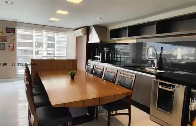 Apartamento mobiliado para venda em são paulo, parque da mooca, 3 dormitórios, 3 suítes, 5 banheiros, 3 vagas