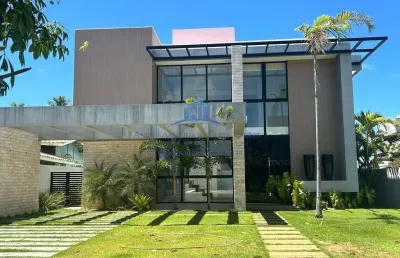 Casa em condomínio para venda em camaçari, guarajuba, 5 dormitórios, 5 suítes, 6 banheiros, 4 vagas