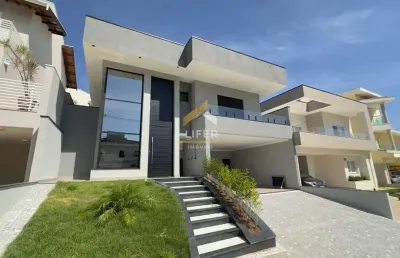 Casa em condomínio fechado com 4 quartos à venda na alameda carlos de carvalho vieira braga, 999, colina dos pinheiros, valinhos, 244 m2 por r$ 1.699.000