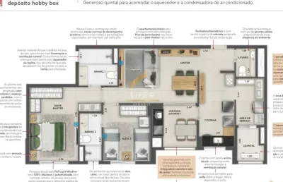 Apartamento com 2 quartos à venda na rua hermínio cézar, 57, jardim proença, campinas, 84 m2 por r$ 877.000