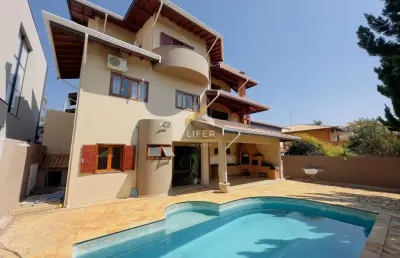 Casa em condomínio fechado com 3 quartos à venda na rua joão previtale, 2780, santa cruz, valinhos, 372 m2 por r$ 1.950.000