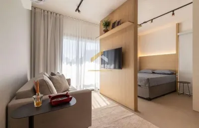 Apartamento com 1 quarto para alugar na rua maria monteiro, 536, cambuí, campinas, 39 m2 por r$ 4.500