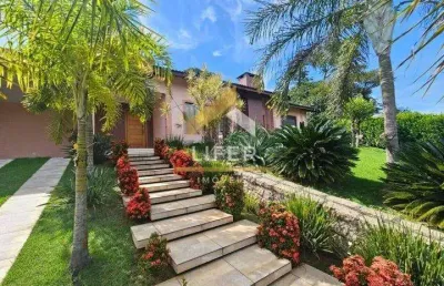 Casa em condomínio fechado com 3 quartos à venda na estrada da boiada, 179, marambaia, vinhedo, 348 m2 por r$ 2.790.000