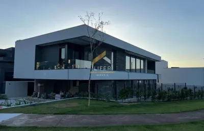 Casa em condomínio fechado com 4 quartos à venda na rua josé peressinoto, 68, alphaville dom pedro 2, campinas, 390 m2 por r$ 5.690.000