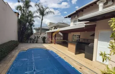 Casa em condomínio fechado com 3 quartos à venda na avenida antônio marques da silva filho, 680, residencial paineiras, paulínia, 254 m2 por r$ 1.680.000