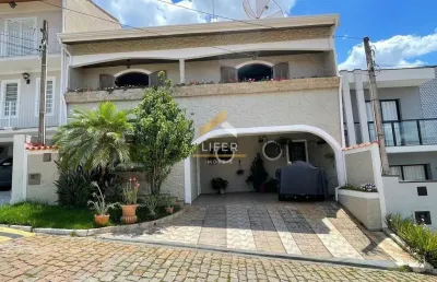 Casa em condomínio fechado com 4 quartos à venda na rua césar dos santos, 156-160, parque imperador, campinas, 201 m2 por r$ 1.300.000