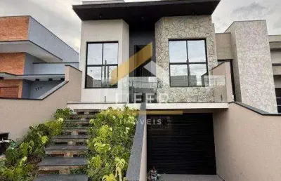 Casa em condomínio fechado com 3 quartos à venda na dois, 15, jardins do império, indaiatuba, 258 m2 por r$ 1.390.000
