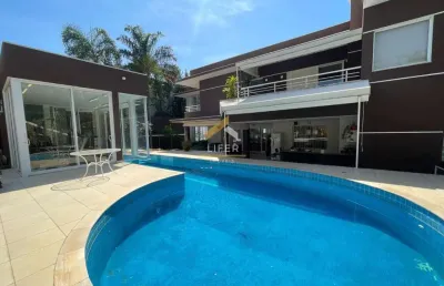 Casa em condomínio fechado com 5 quartos para alugar na rua guapuruvu, 302, loteamento alphaville campinas, campinas, 630 m2 por r$ 29.000