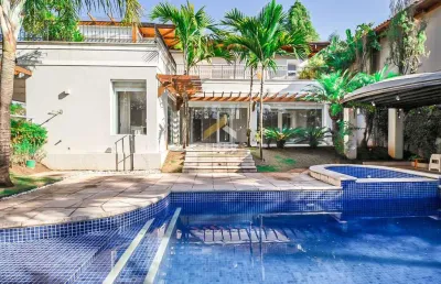 Casa em condomínio fechado com 4 quartos à venda na avenida professora dea ehrhardt carvalho, 100, sítios de recreio gramado, campinas, 524 m2 por r$ 6.500.000