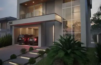 Casa em condomínio fechado com 3 quartos à venda na rua lagoinha, 65, pedra branca, palhoça, 241 m2 por r$ 3.374.000