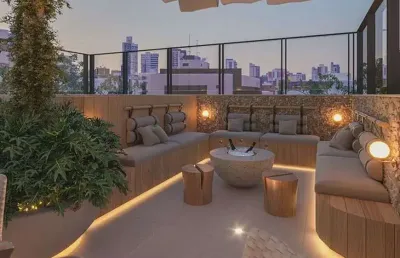 Flat com 1 quarto à venda na Avenida Cairu, Cabo Branco, João Pessoa