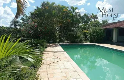 Chácara com 3 dormitórios à venda, 5000 m² por r$ 1.200.000,00 - caguassu - sorocaba/sp