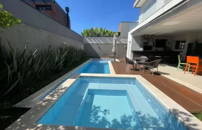 Casa para alugar, 320 m² por r$ 18.000,02/mês - alphaville nova esplanada i - votorantim/sp
