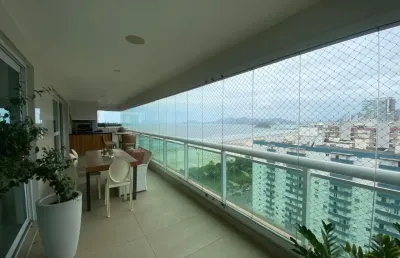 Apartamento alto padrão, vista mar, 360 m², 4 suítes, varanda gourmet no gonzaga1