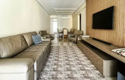 Apartamento com 4 quartos, 153 m², varanda gourmet, vista mar no itararé!