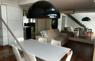 Apartamento duplex para locação e venda com 2 suites 2 vagas e 140m² no bairro pinheiros