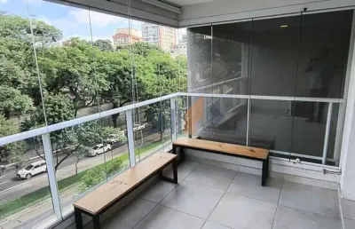 Studio com 43 m² com varanda na consolação para locação