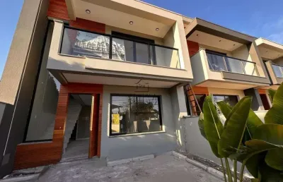 Casa à venda em são leopoldo, bairro pinheiro - com sacada e churrasqueira!