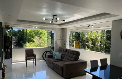 Apartamento semi mobiliado com elevador e salão de festas em scharlau - venda