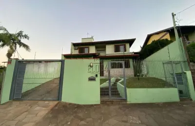 Casa à venda em são leopoldo, jardim américa - semi mobiliada com churrasqueira e piscina