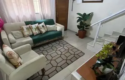 Sobrado de condomínio com 2 quartos, vila margarida, são vicente - r$ 275 mil, cod: 138683