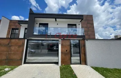 Sobrado de 3 quartos com 135m² no bairro cruzeiro em são josé dos pinhais - imóvel à venda!