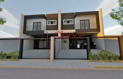 Sobrado de alto padrão no centro de são josé dos pinhais-pr! 3 quartos, 3 suítes, 2 salas, 3 vagas de garagem, 192m². apenas 900m do shopping são josé! terreno amplo nos fundos.