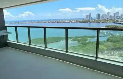 Apartamento de alto padrão à venda – 4 suítes, 4 vagas, varanda gourmet | mirante do cais – recife/pe