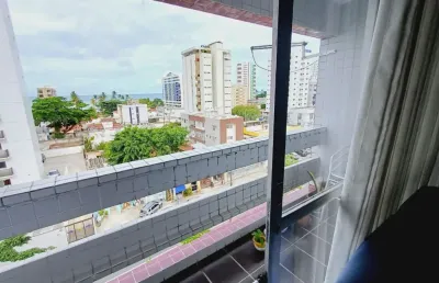 Apartamento à venda em candeias com 120m² com vista mar.