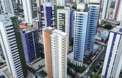 Aprtamento à venda em boa viagem com 136m², 04 quartos com 02 suítes.