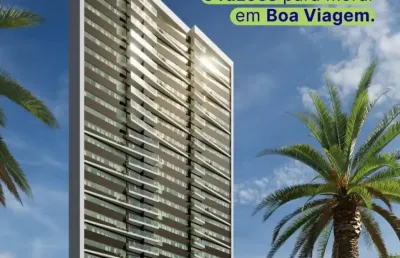 Apartamento alto padrão com vista definitiva para o mar em boa viagem — edifício capiba