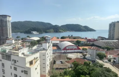 Apartamento garden – 4 suítes, porteira fechada, com vista para o mar na ponta da praia