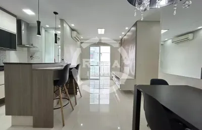 Apartamento 02 quartos lazer completo marapé santos/sp.