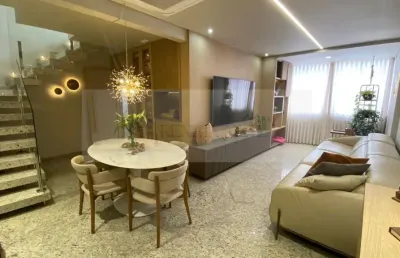 Cobertura à venda 210m² 5 quartos 3 suites , l azer completo na melhor localização de bh - bairro ouro preto