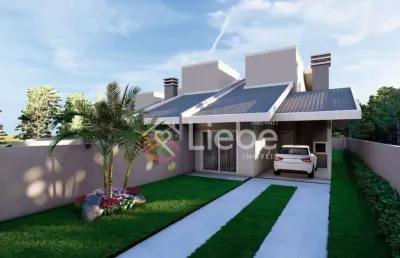Casa em condomínio fechado com 3 quartos à venda no ribeirão herdt, pomerode , 116 m2 por r$ 530.000