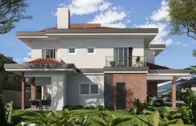 Casa em condomínio fechado com 3 quartos à venda no centro, pomerode , 145 m2 por r$ 880.000