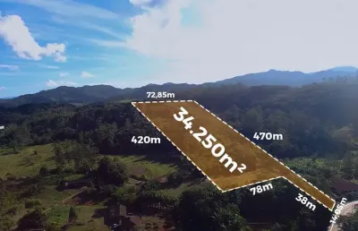 Chácara / sítio à venda no vale do selke grande, pomerode  por r$ 580.000