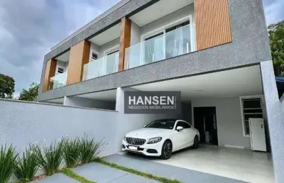 Sobrado com 1 suíte + 2  dormitórios à venda, 143 m² por r$ 900.000 - floresta - joinville/sc