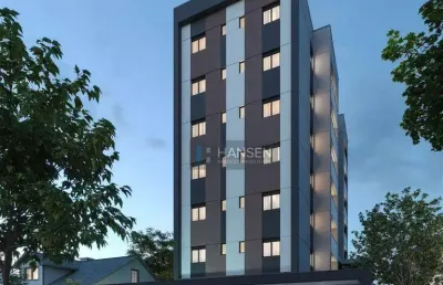 Apartamento com 1 suíte + 1  dormitórios à venda, 57 m² por r$ 414.528 - saguaçu - joinville/sc