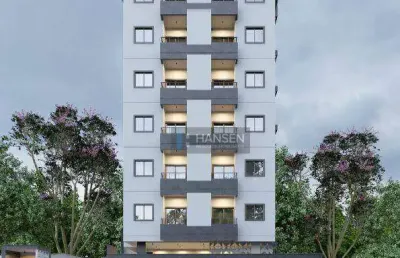 Apartamento com 2 dormitórios à venda, 45 m² por r$ 288.000,00 - itaum - joinville/sc