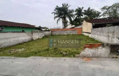 Terreno para alugar, 210 m² por r$ 1.000,00/mês - centro - araquari/sc