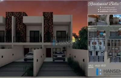 Sobrado com 3 dormitórios sendo 1 suíte à venda, 127 m² por r$ 560.000 - são marcos - joinville/sc