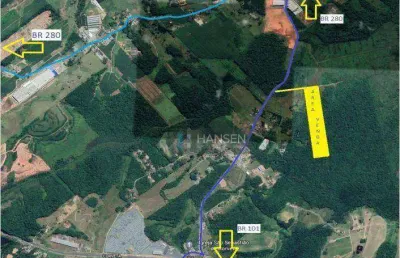 Terreno à venda, 48691 m² por r$ 4.625.670,65 - porto grande - araquari/sc