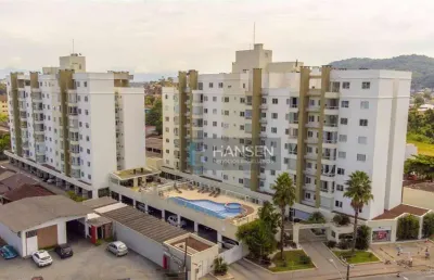 Cobertura com 3 dormitórios à venda, 126 m² por r$ 843.862,76 - saguaçu - joinville/sc
