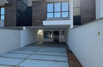 Sobrado com 3 suítes à venda, 161 m² por r$ 990.000 - saguaçu - joinville/sc